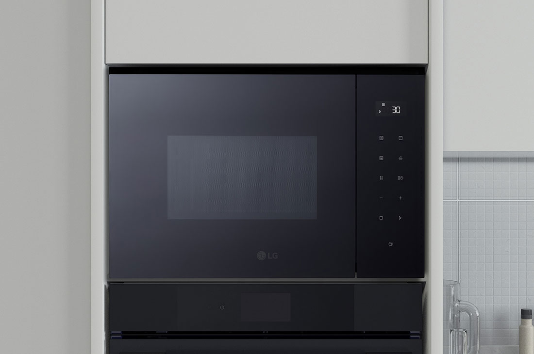 LG Built-in Microwave Oven, Stainless Steel, Front, MGBZ2593F
