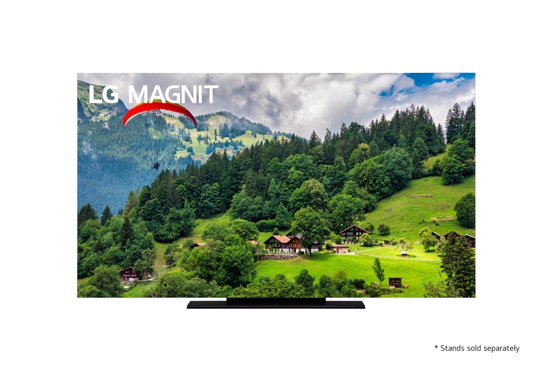 LG Micro LED for Premium Home Cinema, Front view with infill image (* Stands sold separately.), LSAL006-G2L