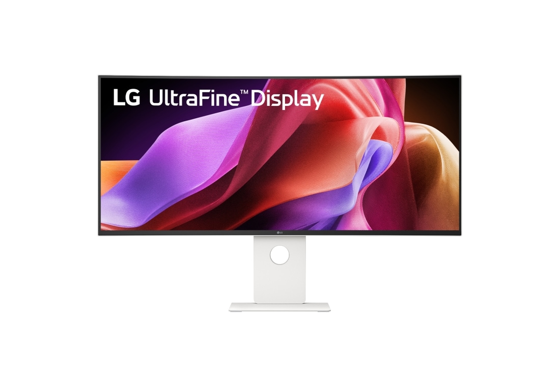 LG 40-inch UltraFine? Nano IPS Black monitor with 5K2K resolution and Thunderbolt? 5, front view, 40U990A-W