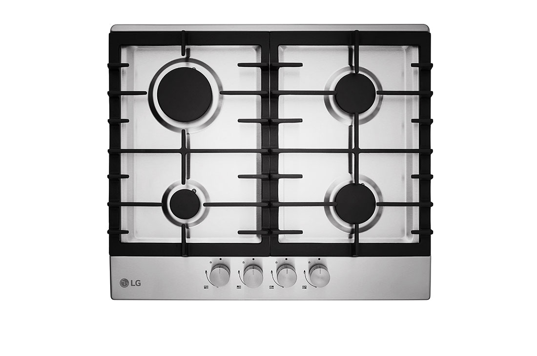 LG Built-in Gas Hob with 4 Burners, HU641BBG, HU641BBG