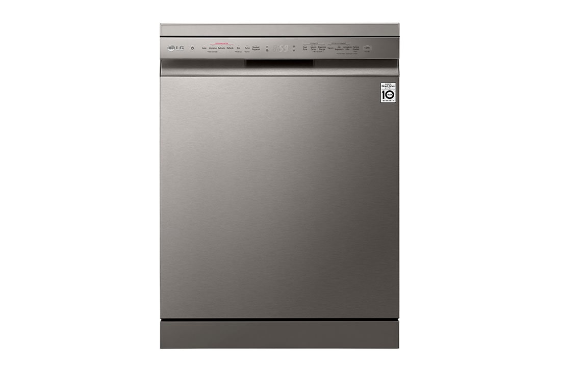 LG QuadWash? Steam Dishwasher, Fewer Water Spots, front view, DFC532FP