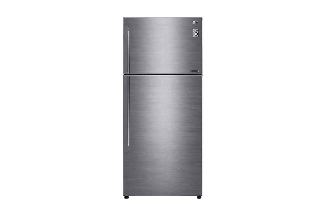 LG Top Mount Freezer, Platinum Silver, Inverter Linear Compressor, DoorCooling<sup>+</sup>?, HygieneFresh+?, GN-C732HLCU
