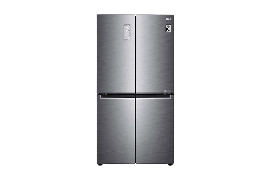 LG 4 Door Refrigerator, Inverter Linear Compressor, Smart Storage System, Hygiene Fresh+?, GR-B34FTLHL