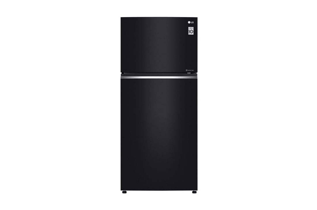 LG Top Mount Freezer, Black Glass, Inverter Linear Compressor, HygieneFresh+?, DoorCooling<sup>+</sup>?, GN-C732SGGU