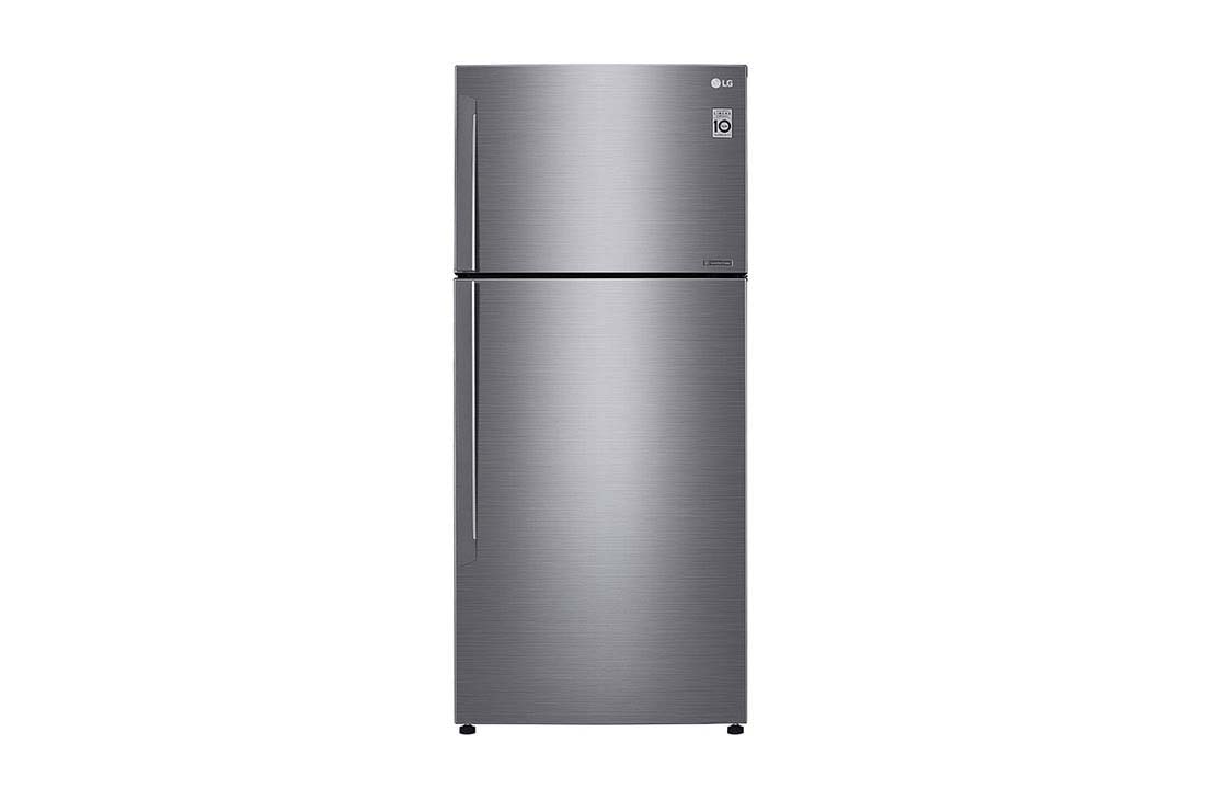 LG Top Mount Freezer, Inverter Linear Compressor, Platinum Silver, DoorCooling<sup>+</sup>?, Multi Air Flow, GN-C660HLCU
