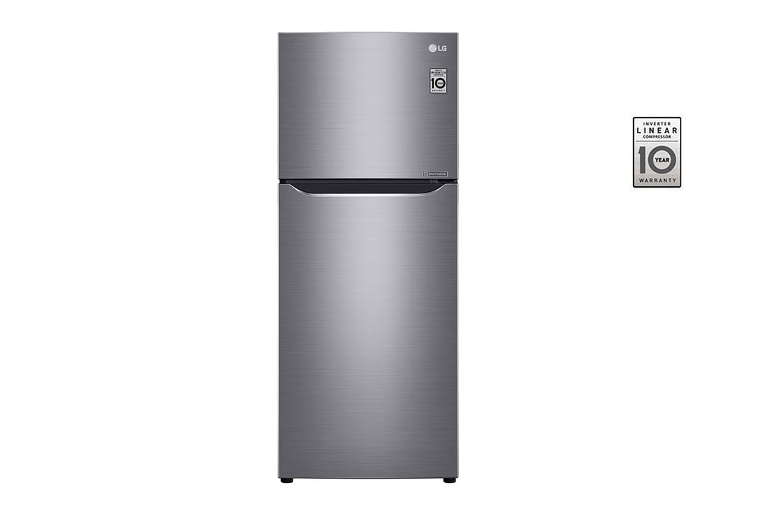 LG Top Mount Fridge, 234L, Platinum Silver, GR-C345SLBB, GR-C345SLBB