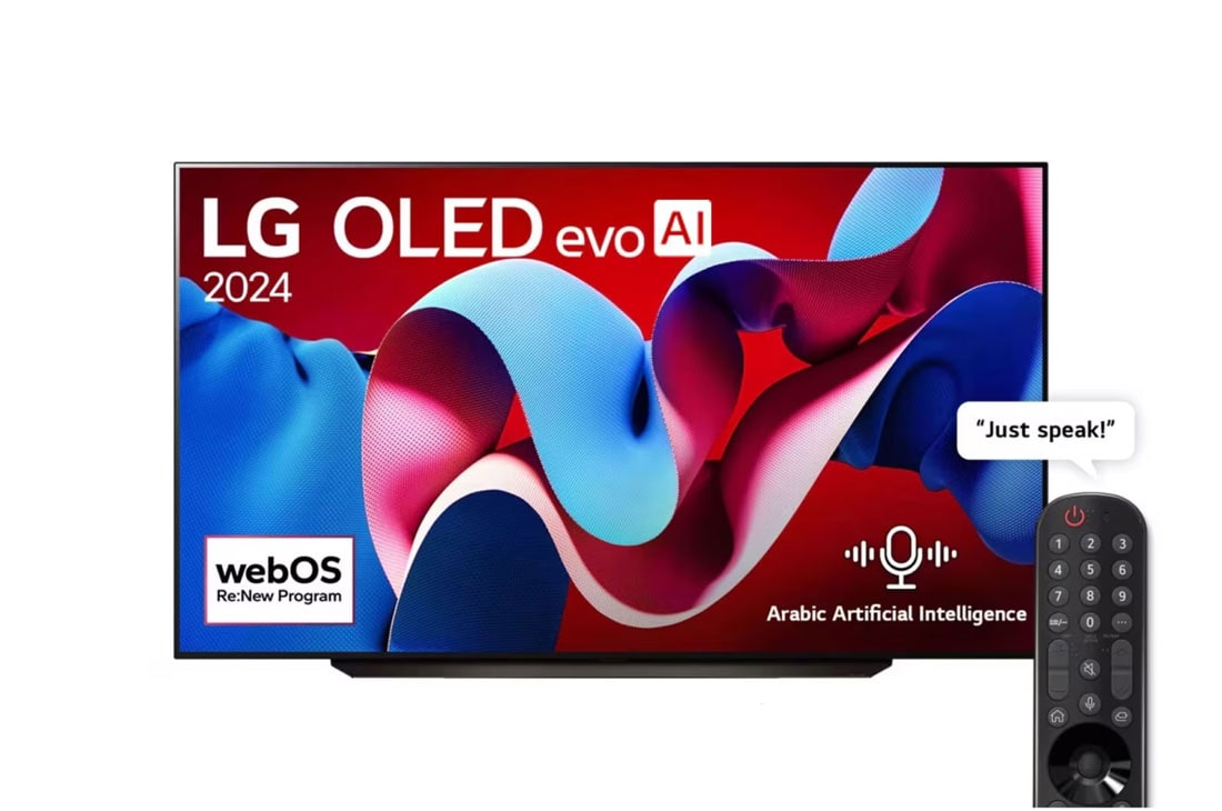 83 Inch LG OLED evo C4 4K Smart TV AI Magic remote Dolby Vision webOS24 2024