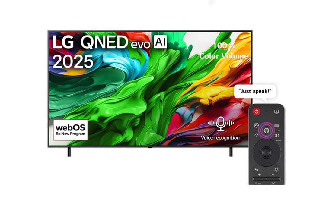  100 inch LG QNED evo AI QNED86 4K 120Hz Smart TV AI Magic remote webOS25 2025