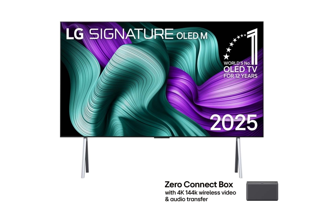  World’s first True Wireless TV 97 inch LG OLED evo AI M4 with 4K 120Hz Video & Audio Transfer 2025