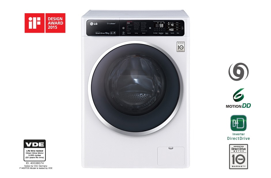 LG Fast & Clean Laundry with TurboWash? from LG, FH4U1JBSK2