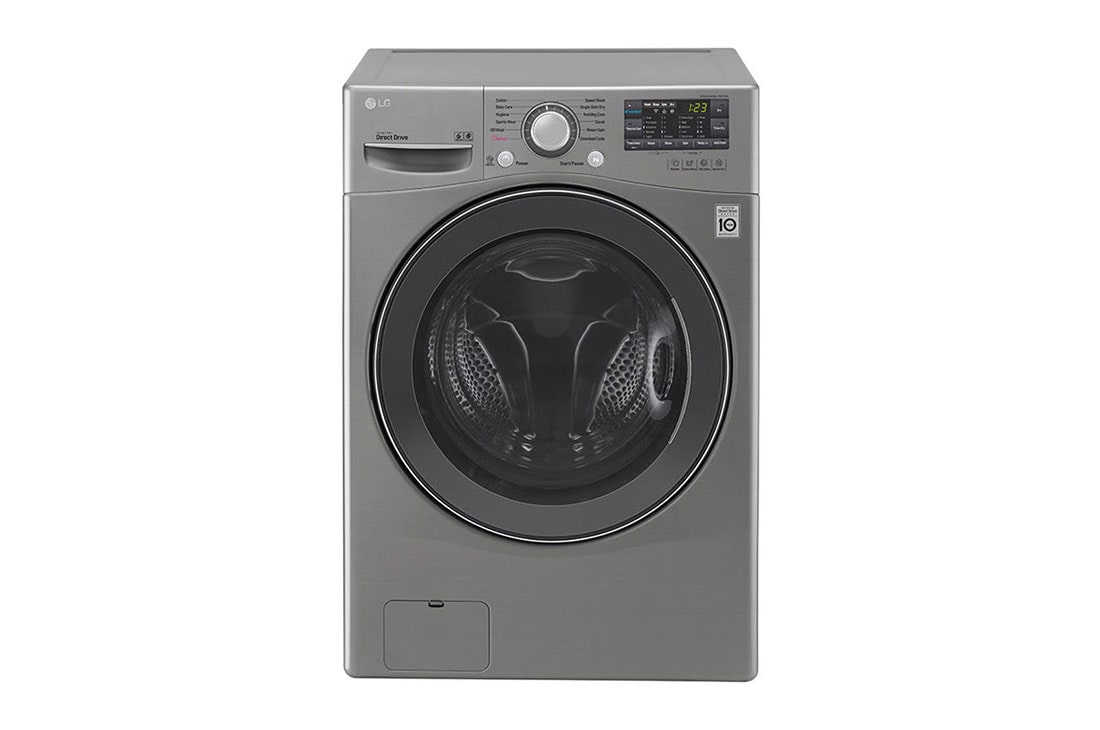 LG Washer & Dryer, 13 / 8 Kg, 6 Motion Direct Drive, TurboWash?, Smart Diagnosis?, F0K6DMK2S2
