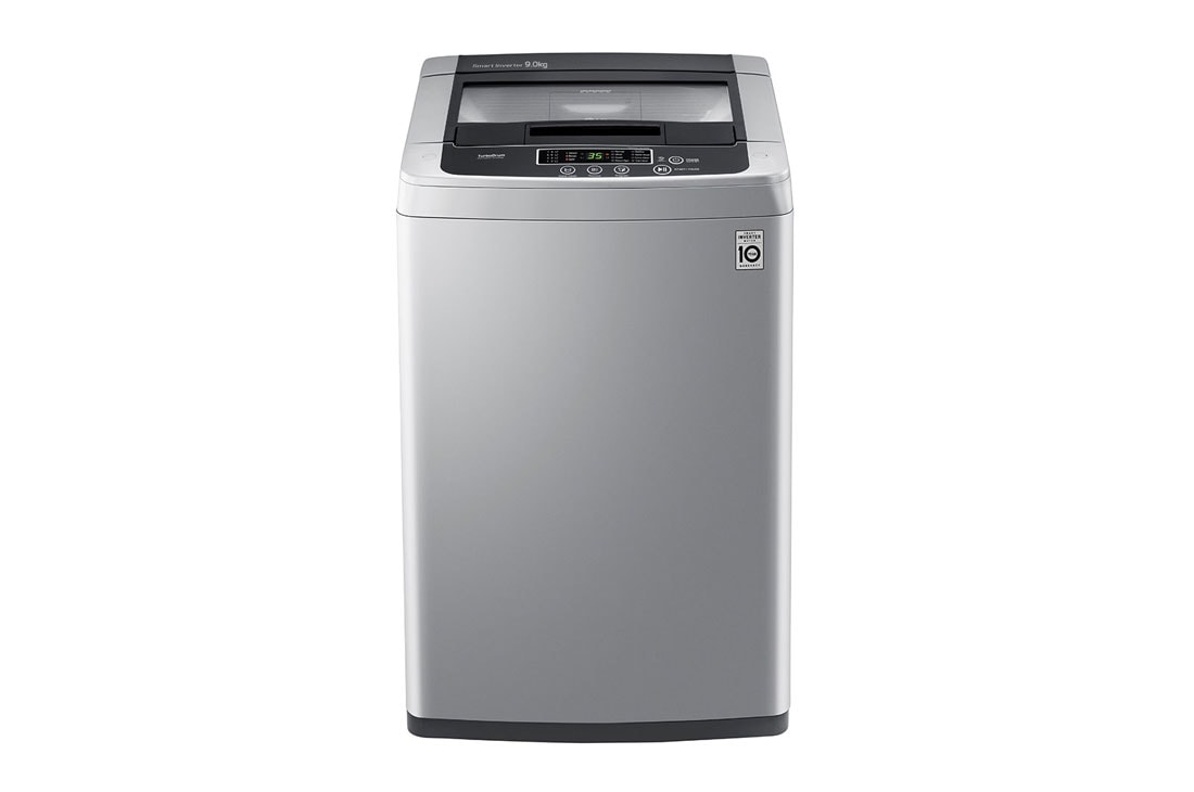 LG 9kg Top Load Washer, Smart Inverter, Silver, T9085NDKVH