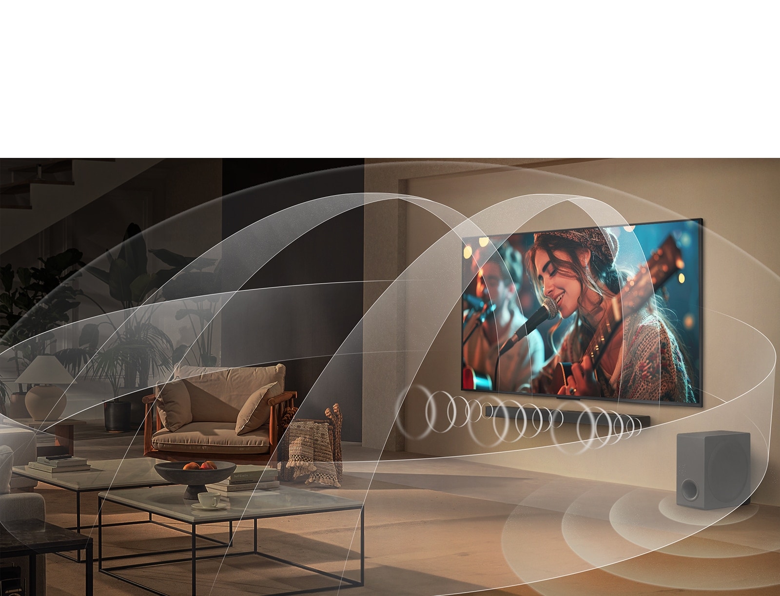 ???? ????? ?? ??????? LG QNED TV ????? ????? LG Soundbar ?? ?????? ???? ??? ???? ??? ???????? ??????? ???? ????? ???????.