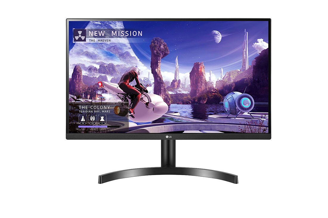 LG ???? QHD IPS 27 ???? ?????? <br>?AMD FreeSync, ??? ?????, 27QN600-B