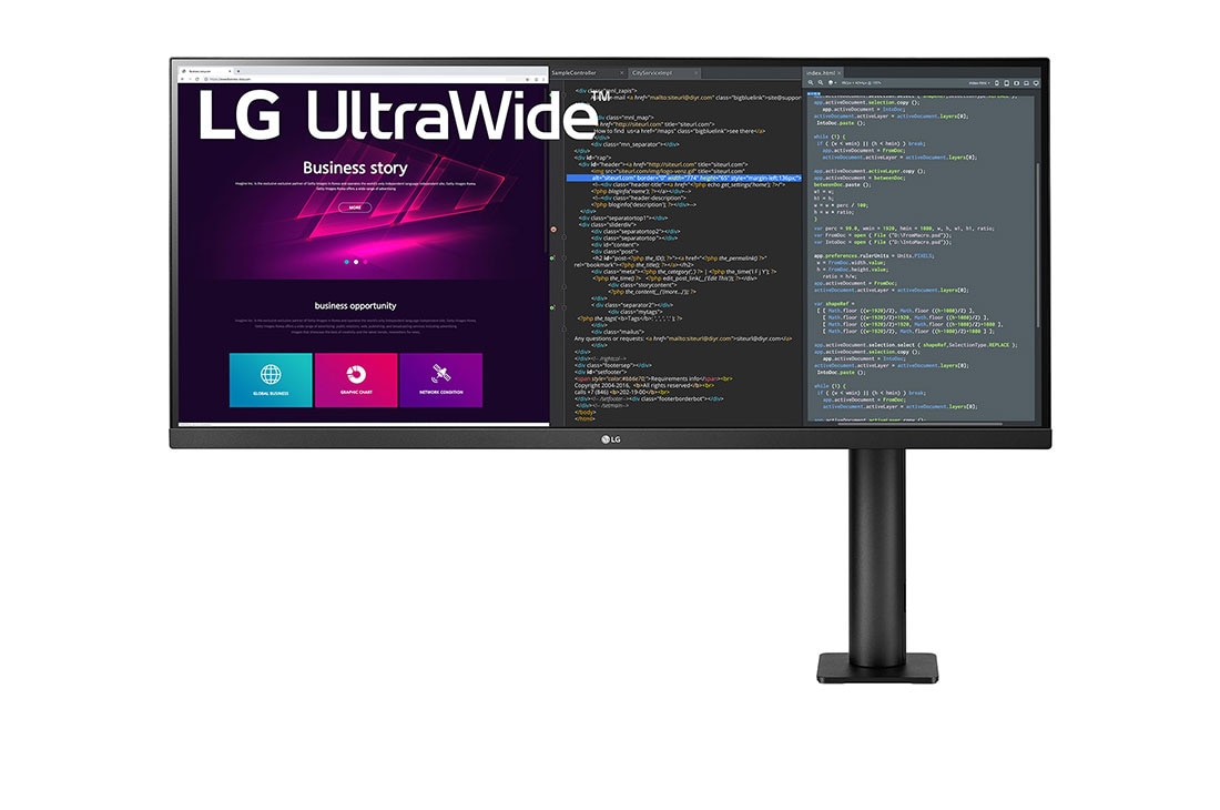 LG UltraWide? QHD IPS HDR Monitor Ergo, ???? ????? ?? ???? ???? ?????? ??? ??????, 34WN780-B