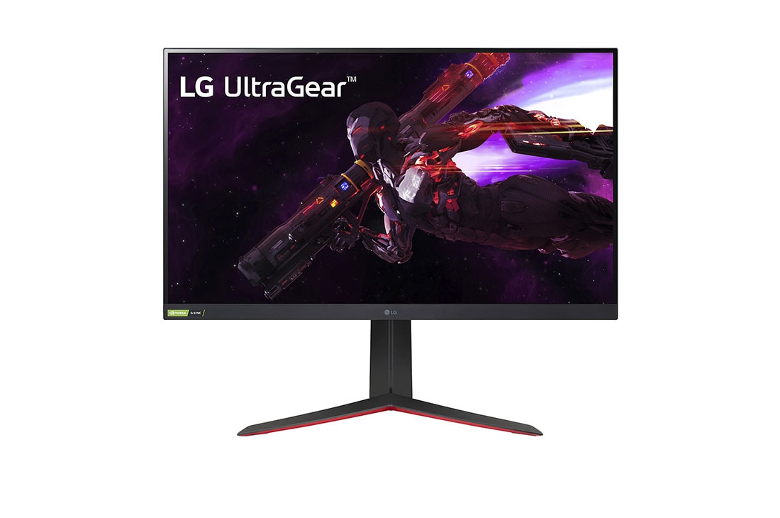 LG ???? ????? 31.5 ???? ???? Nano IPS 1ms, front view, 32GP850-B