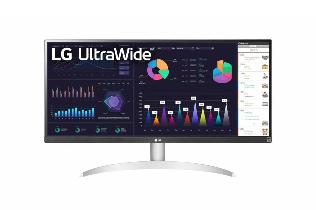 LG ???? UltraWide?? ???? Full HD ???? 29 ????? ???? ??? ??? ?????? 21:9? ???? ????? IPS ?????? ??AMD FreeSync? ???? USB C, ??? ?????, 29WQ600-W