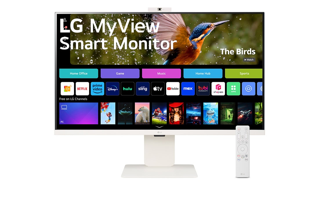 LG ???? MyView Smart Monitor ??? 4K ???? 32 ????, ???? ?????? ?? ?????? ????? ????? ?????? ?? ???, 32SR85U-W