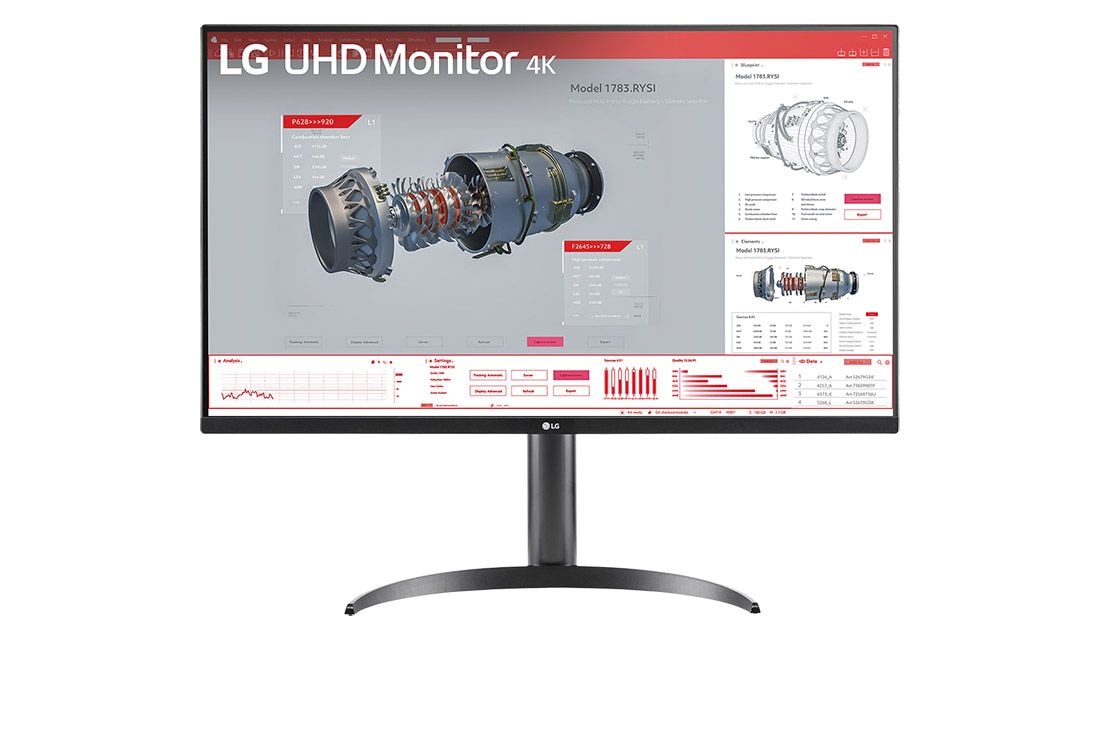 LG ???? UHD 4K HDR ???? 31.5 ???? ?? ???? ?USB Type-C, ???? ??????, 32BR55U-B