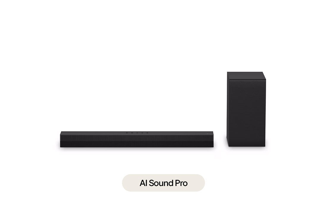 LG ???? ??? ????? ??? ????????? ?? ????? AI ?2.1 ???? ????? 2024 ?? ?? ??, ???? ?????? ????? ????? LG Soundbar S40T ????? ????? subwoofer, S40T