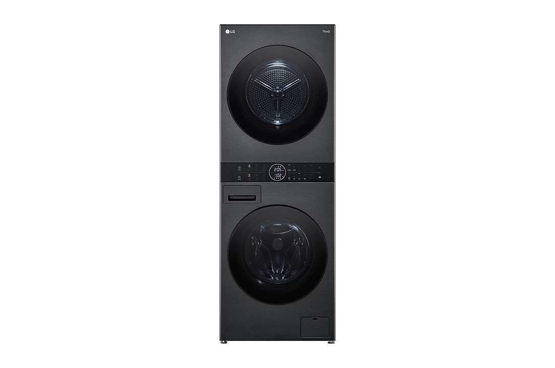 LG ?? ?? Washtower ????? ??? 12 ??? ?????? ??? 10 ??? ?? ????? ?? ?? ThinQ, Front Light on, W4W8BVPKZHM