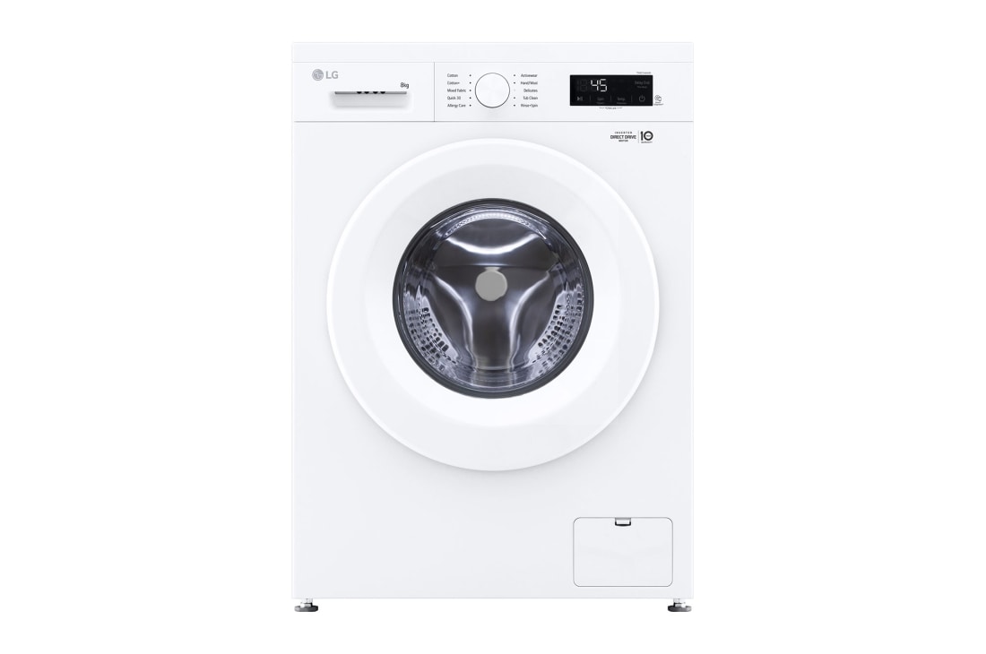 LG ????? ?????? ??????? ??? 8 ??? ?? ???? Inverter Direct Drive ?? 6 ?????, front view, F2Y1TYP3W