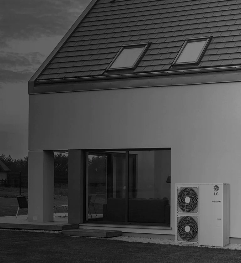 The house with Therma V Silent Monobloc