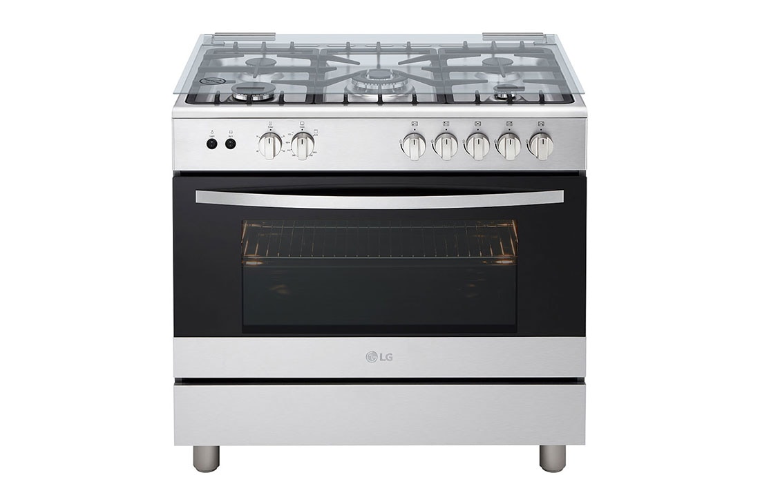 LG Gas Cooker, 5 Cook Zones, Removable Door Glass, FA415RMA, FA415RMA