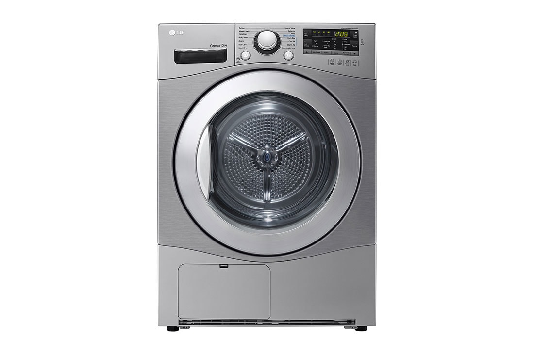 LG Dryer, Condensing Type, 9 Kg, Sensor Dry, Smart Diagnosis?, Front, RC9066G2F, thumbnail 0