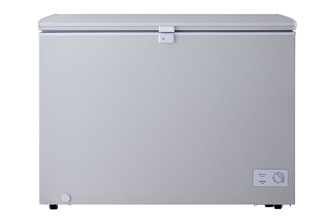 LG 280L, Chest Freezer, LED Lighting, Fast Freezing, Wire basket, Four Wheel, Front, GCS315SQFG