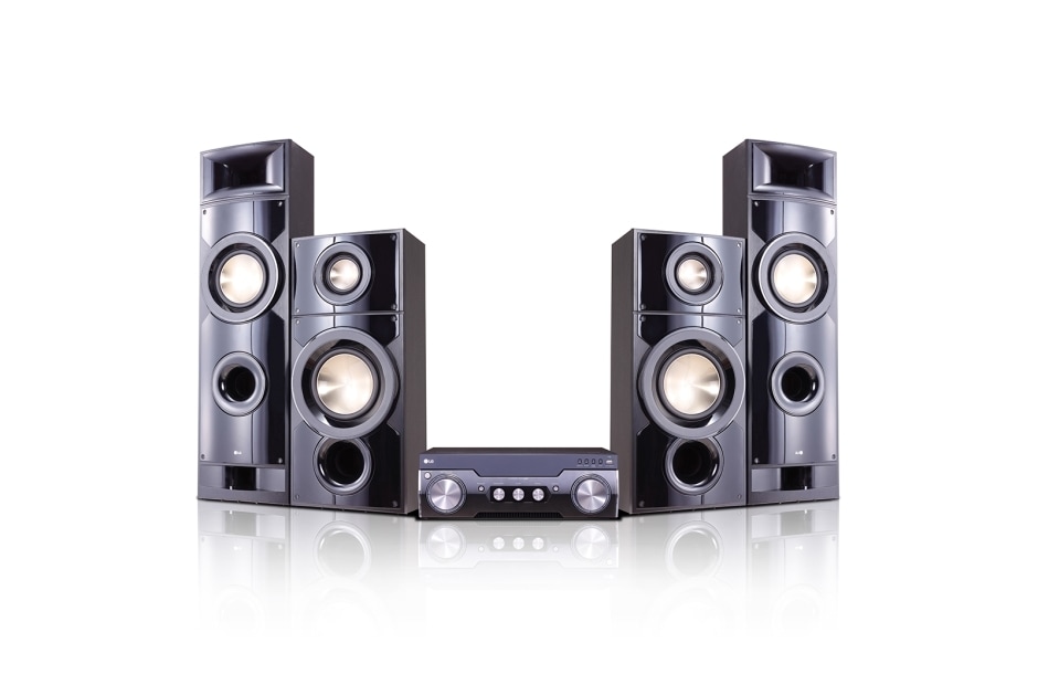 LG 1600W 4.2Ch AV Receiver  with DUAL SUBWOOFER, DJ App, FM Radio,Bluetooth, ARX8
