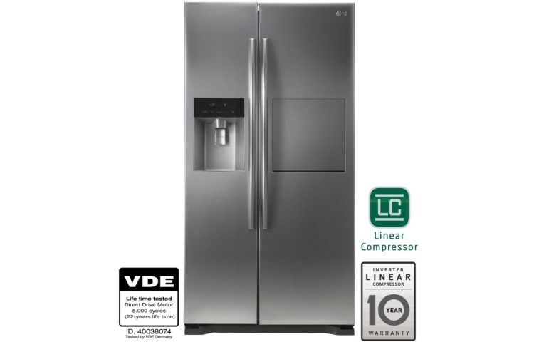 LG Side by Side Refrigerator, GC-P207GLYV, thumbnail 0