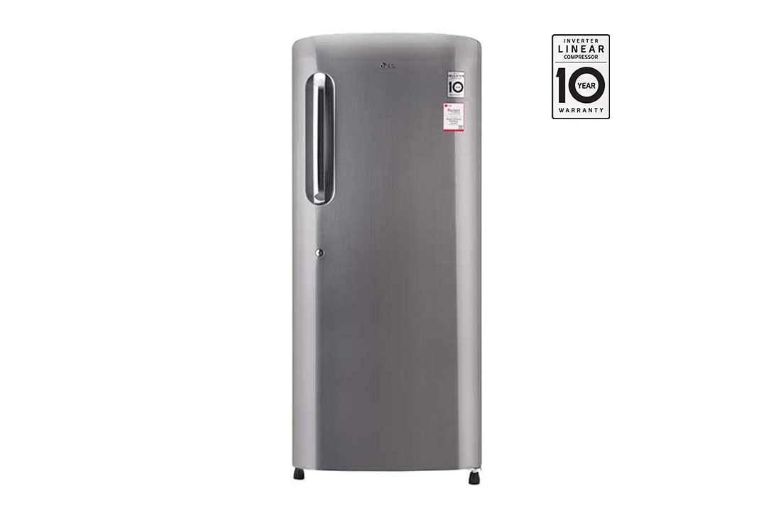 LG 210L 1-Door Refrigerator with Larger Capacity, GL-B221ALLB