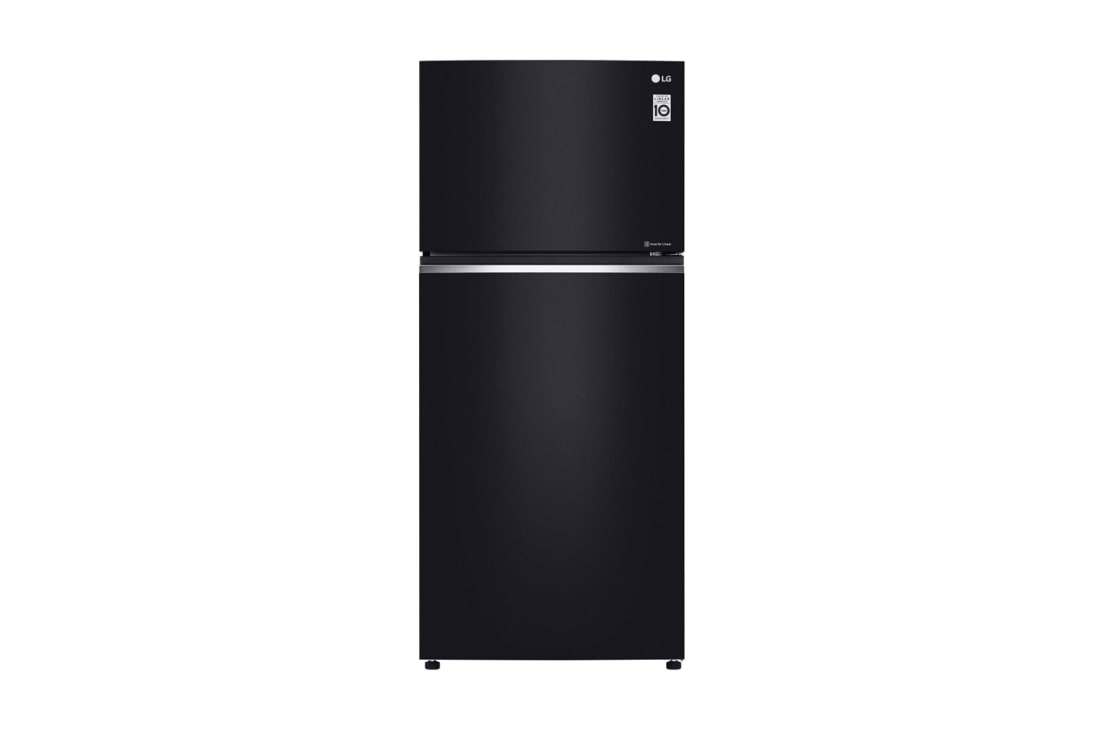 LG 444 L, Black, Top Freezer Refrigerator with Door Cooling, LINEAR Cooling? and HygieneFresh+?, GL-C432HXCL, GL-C432HXCL