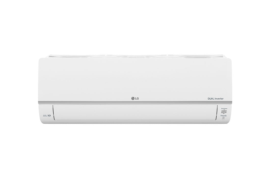 LG DUALCOOL Inverter AC, 1.5HP, 10 Year Warranty, UV Nano, Plasmaster Ionizer, Front View, S4-Q12JA2TB