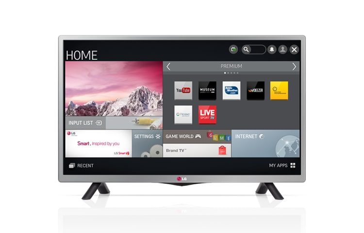 LG Smart TV with IPS panel, 22LB474A-TF