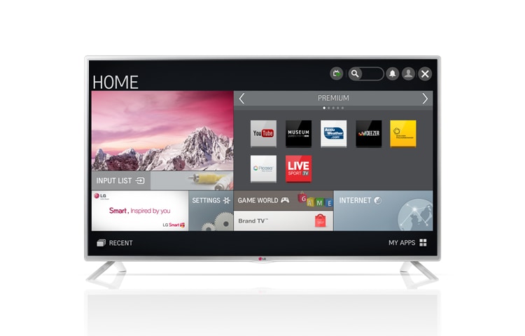 LG Smart TV with IPS panel, 55LB580V-TA, thumbnail 0