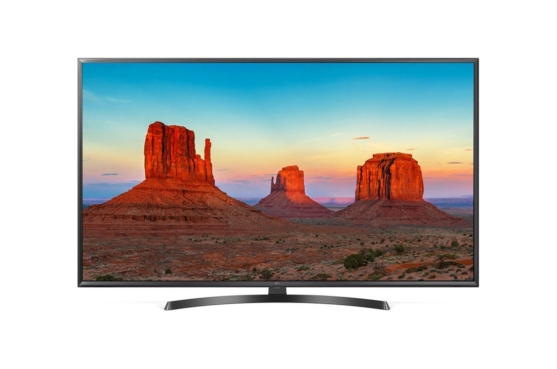 LG UHD TV 43 inch UK6400 Series  IPS 4K Display 4K HDR Smart LED TV w/ ThinQ AI, 43UK6400PVC, thumbnail 0