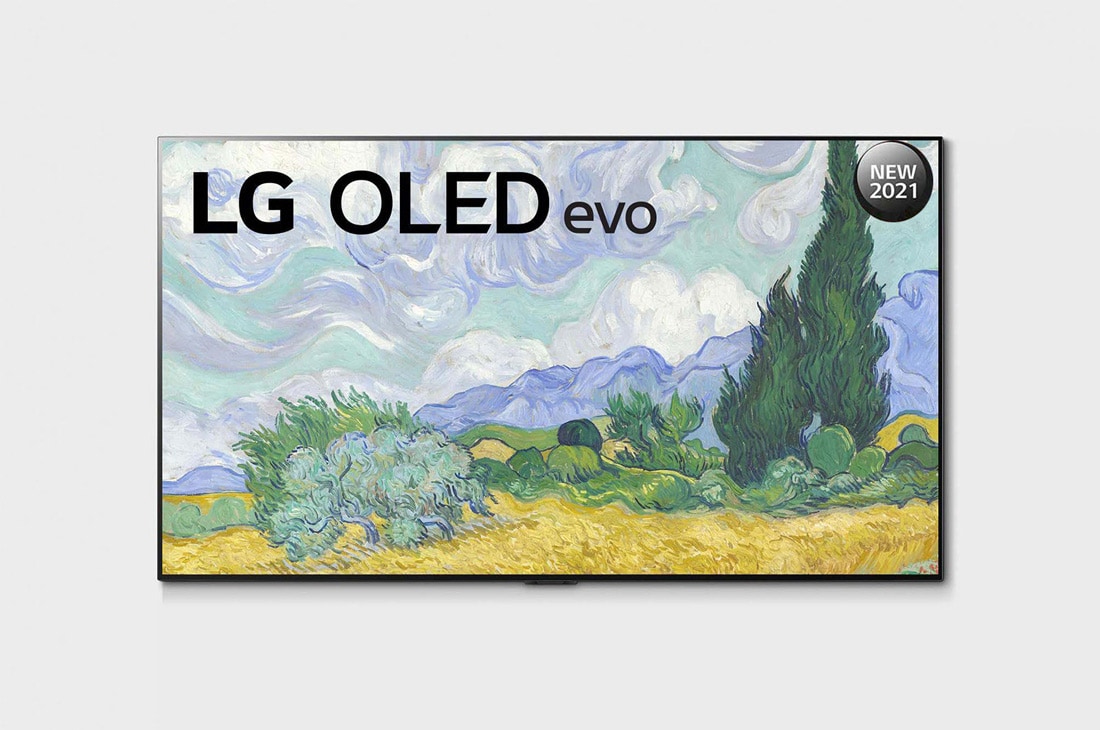 LG OLED TV 77 Inch G1 Series, Gallery Design 4K Cinema HDR WebOS Smart AI ThinQ Pixel Dimming