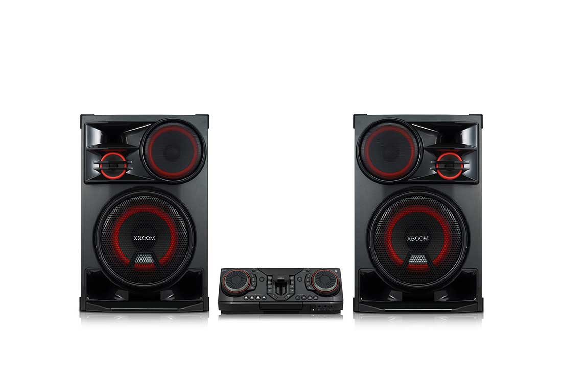 LG 3500 W, Mini Audio, Caisson de basse X-Shiny, éclairage X-Flash, DJ Effects et sampler Creator, CL98