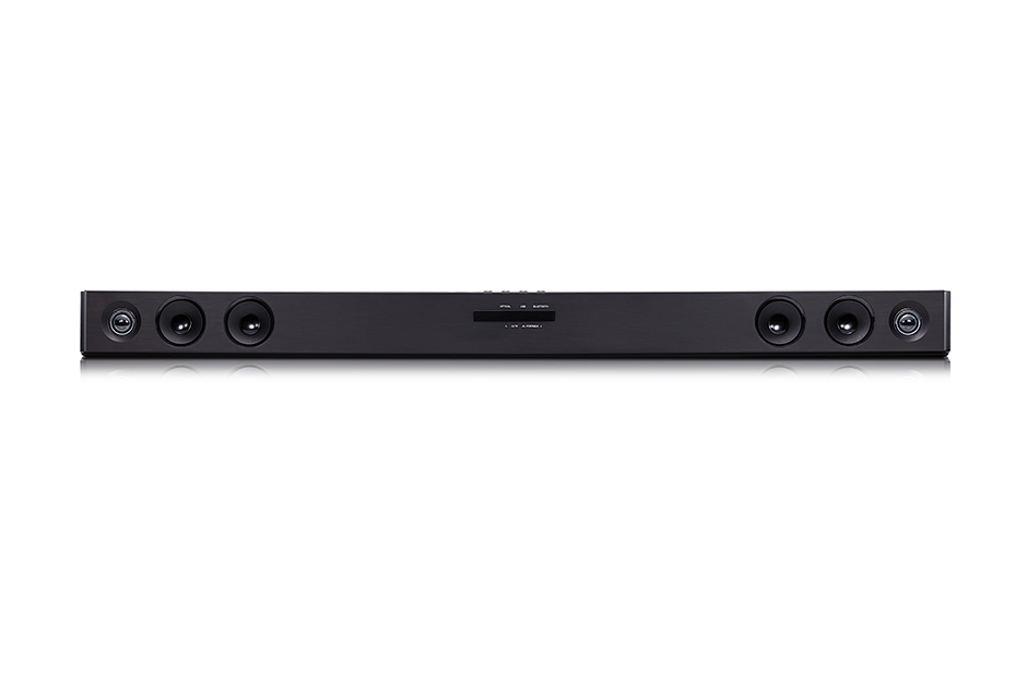 LG Barre de son LG dotée d’une puissance de sortie de 300 W, de 2.1 canaux, de la fonction de Calibration automatique du son et TV Sound Sync, SJ3