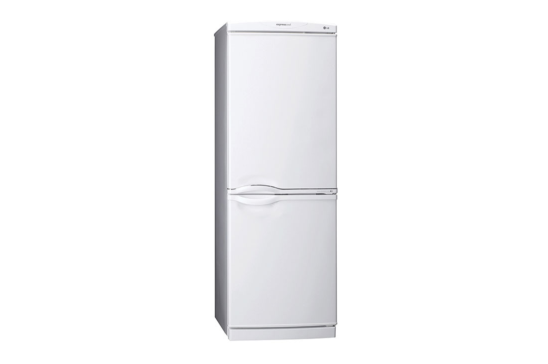 LG Réfrigérateur de 227 litres avec compartiment congélateur inférieur, Refroidissement direct, éclairage LED sans chaleur, Clayette en verre trempé, GC-269VL