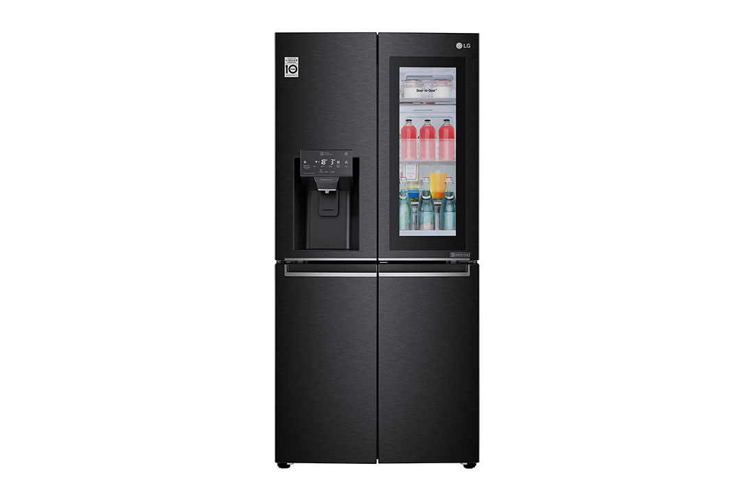 LG 508(L) | InstaView Door-in-Door?| Compresseur linéaire Inverter | Réfrigérateur américain | SmartThinQ?, front view, GC-X22FTQLL