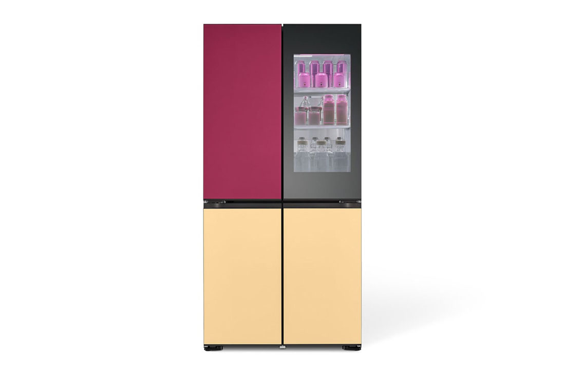 LG 671L, Porte fran?aise, Réfrigérateurs MoodUP?, Objet Collection, 3 étoiles, GR-A24FDMMB, GR-A24FDMMB
