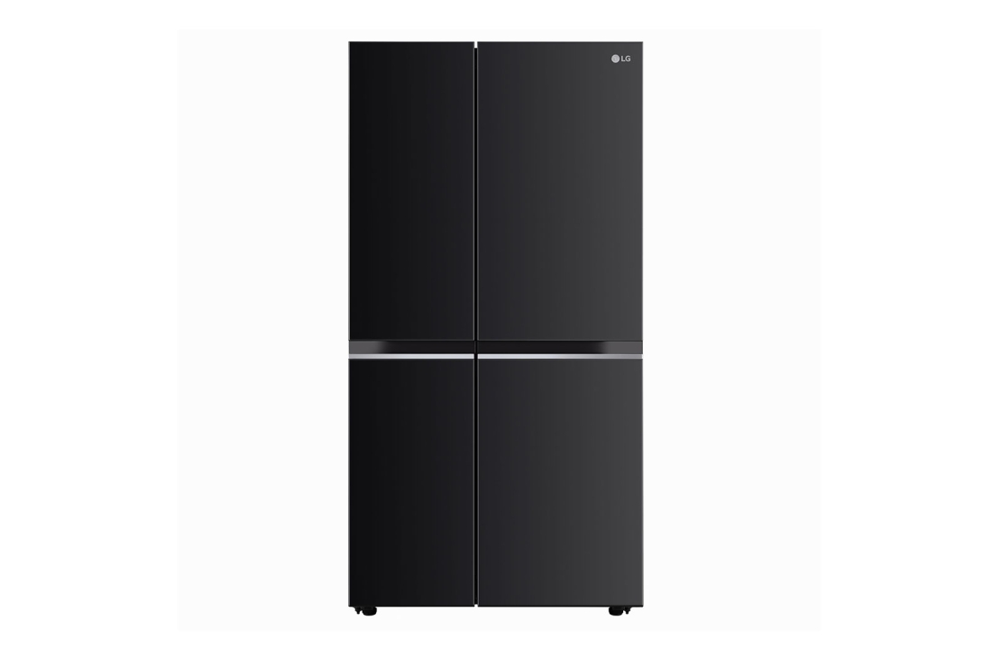 LG Réfrigérateur Side-by-Side LG 650L avec Hygiene Fresh+?, DoorCooling+?, Smart Diagnosis?, Ebony Sheen Finish, 3 étoiles, front, GC-B257SGWL