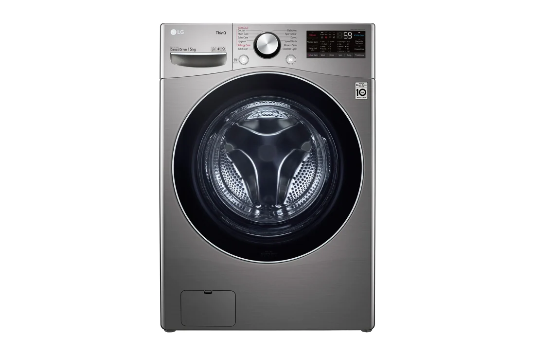 LG Charge frontale 15 KG | 6 Motion Direct Drive? | Inverter Direct Drive? avec garantie de 10 ans | TurboWash | AIDD?, F0L9DYP2S