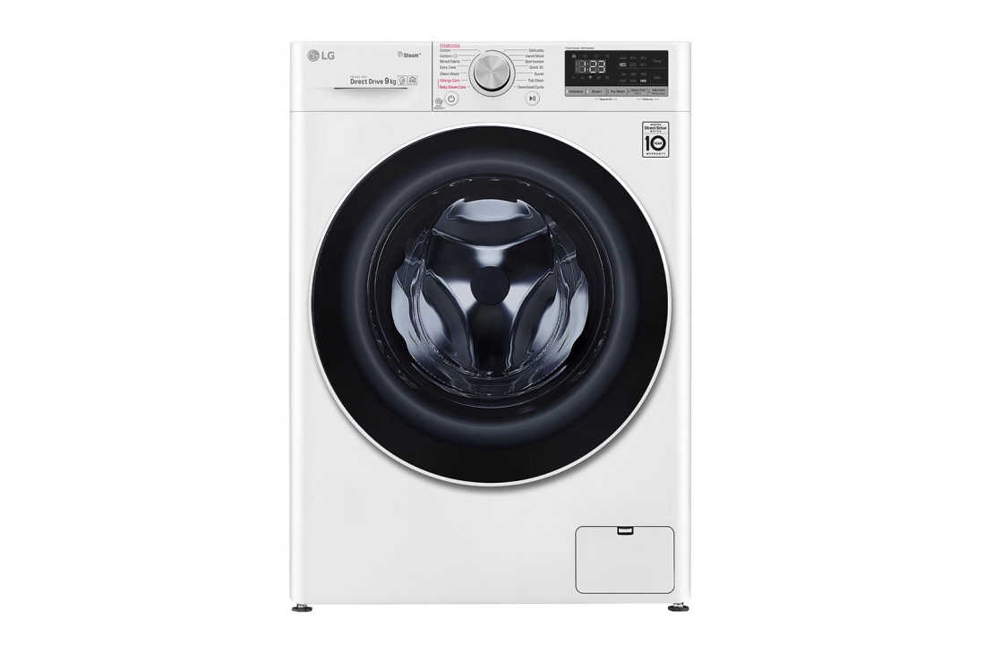 LG Lave-linge d’une capacité de charge de 9 kg | AI DD | Steam? (Allergy Care) (Anti-allergies), F4V5VYP0W