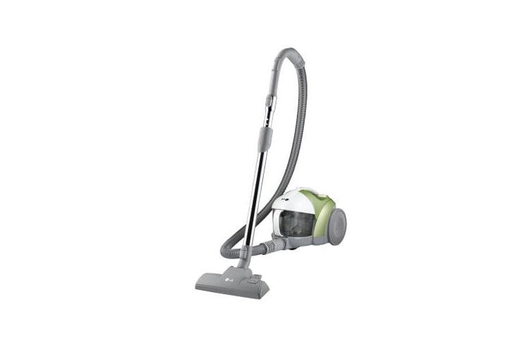 LG 1600W de potencia, capacidad de polvo 1,2 l, Sistema Cyclone elíptico, sin bolsa, V-C4916NND