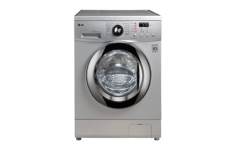 LG Capacidad de lavado de 8 kg reales, velocidad de centrifugado 1200 RPM, motor Direct Drive, 10 a?os de garantía al motor, F1205TD
