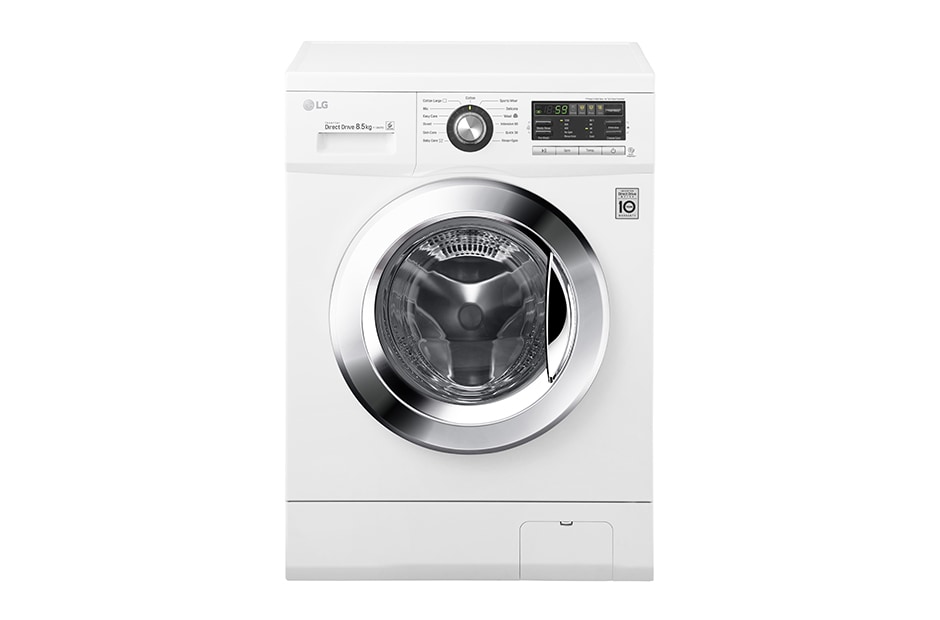 LG Lavarropas Carga Frontal 8,5Kg   Velocidad de Centrifugado 1200RPM, F1380TD